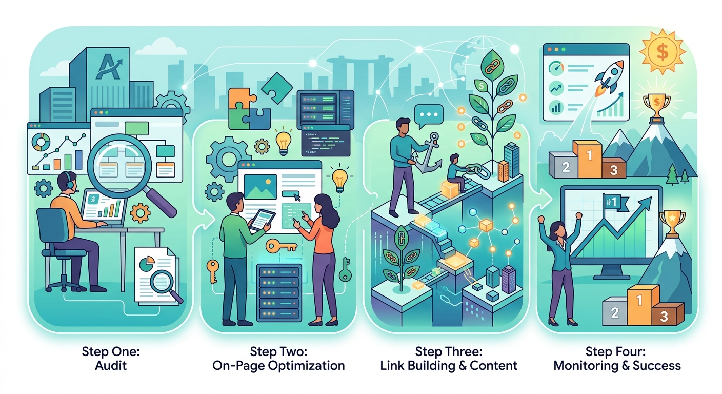 Our Proven 4-Step Seo Process: From Audit To Page-One Rankings